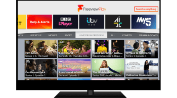 Freeview Play interface on new LG TVs